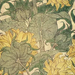 Prints of Vintage wallpapers with an autumnal feel Collections: Vintage wallpapers with an autumnal feel